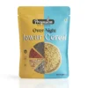 Overnight jowar cereal pack on white background – sorghum-based healthy breakfast cereal