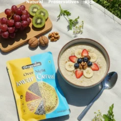 Overnight jowar cereal benefits – high fiber, protein-rich, gluten-free, vegan, rich in antioxidants